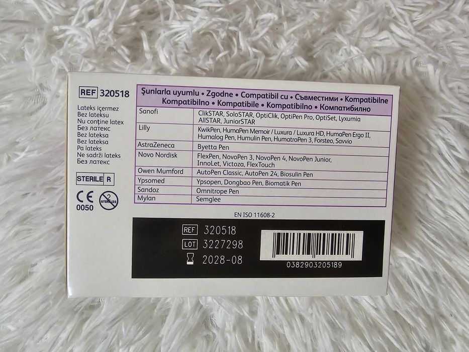 Ace insulina BD Fine Plus 5mm