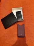 Husa/Huse MONTBLANC piele originale iphone 5/5C/5S/5SE