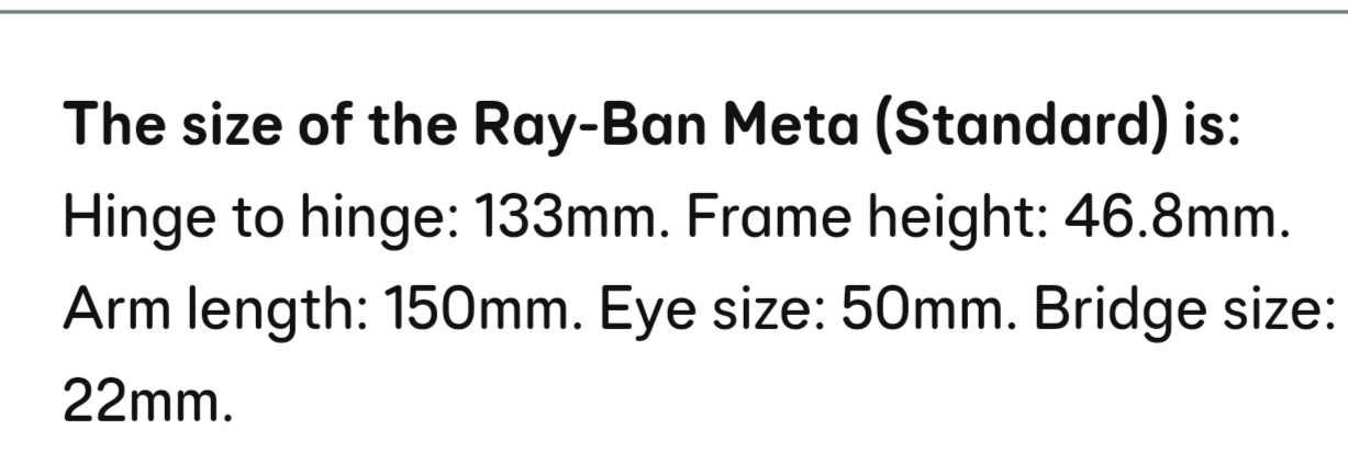 Rayban Ray-Ban Meta AI Wayfair