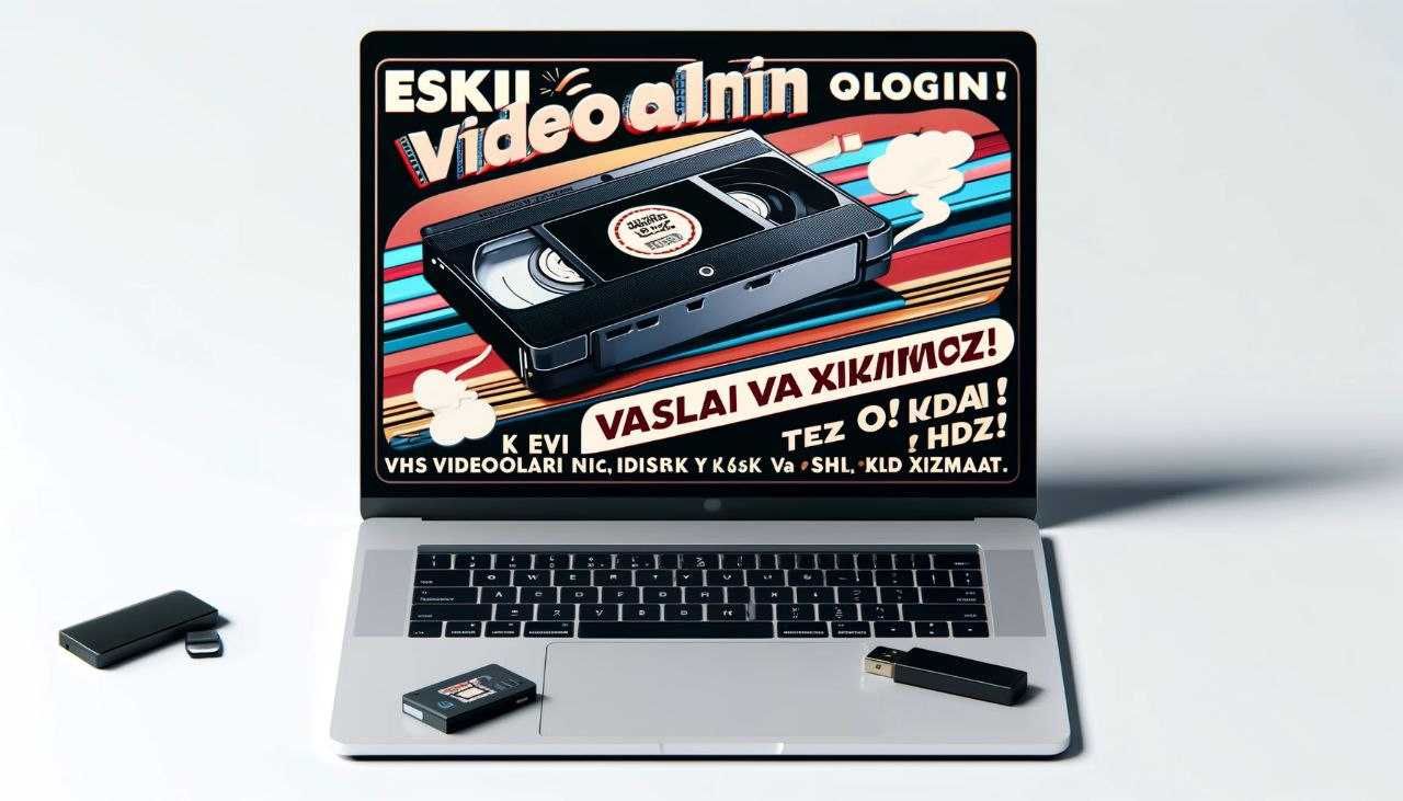 Eski video kassetalarni raqamlashtirish видеокассета оцифровка VHS
