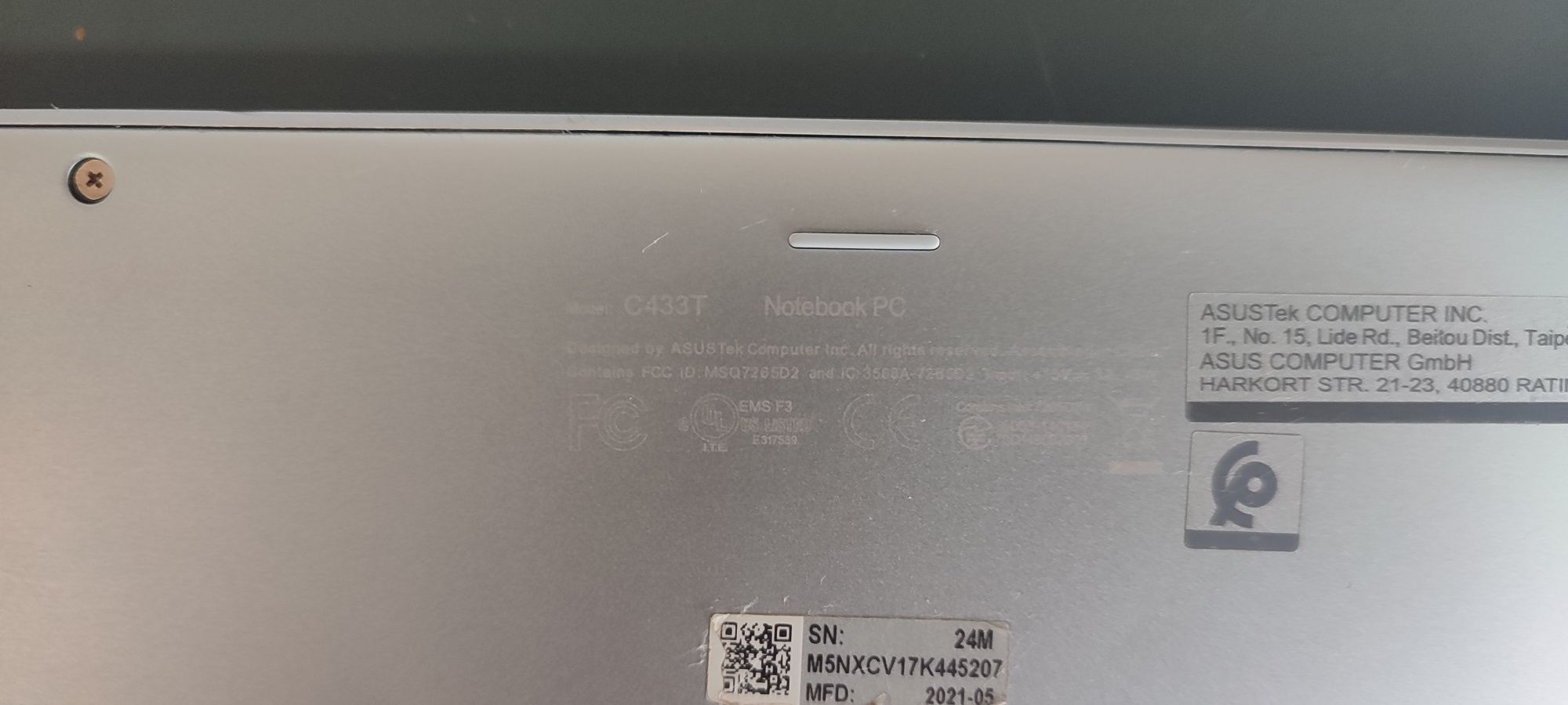 Laptop Asus chromebook c433t defect nu pornește
