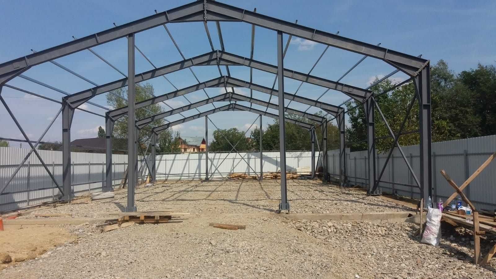 Hale si structuri metalice, depozite, hangar, saivan