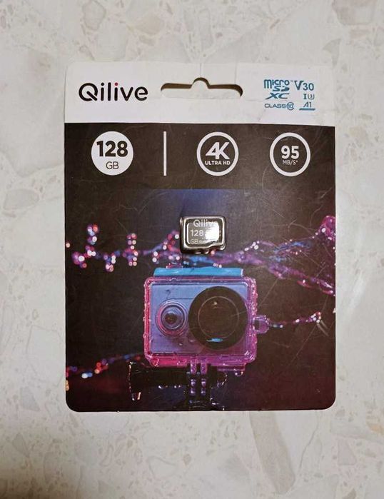 Микро SD карта Qilive 128Гб