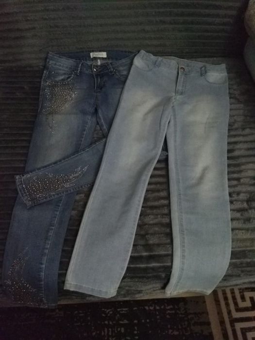 Джинсы,спортивные,б/у и новое,размер 42-44.