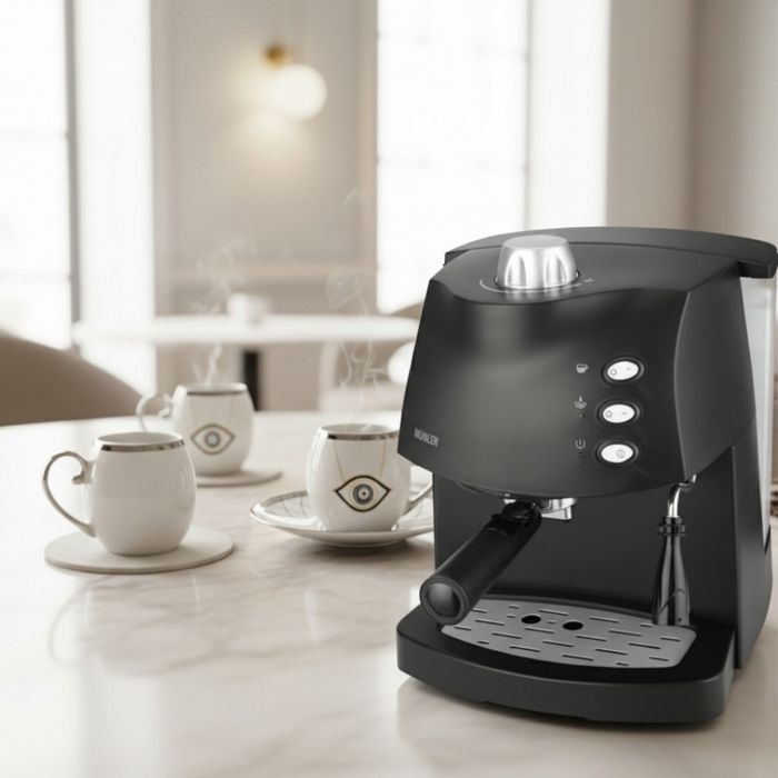 Еспресо машина MUHLER + ПОДАРЪК Луксозен порцеланов сервиз по избор