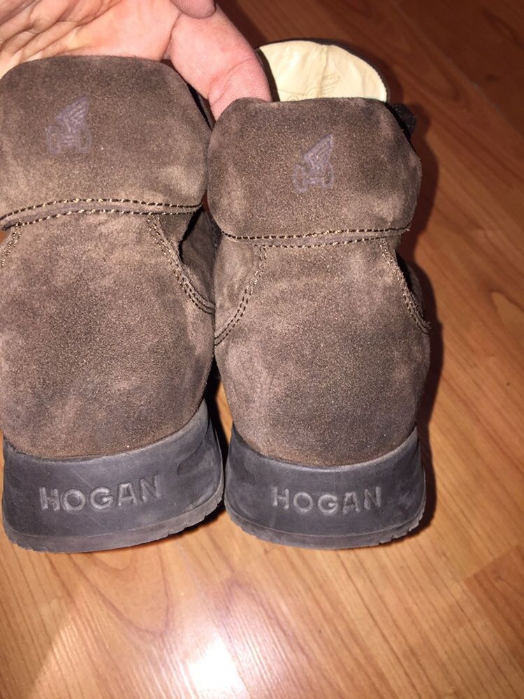 Ocazie!Ghetute piele intoarsa HOGAN nr 37,5