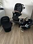 Carucior Cybex Balios S Lux 3 in 1 cu scoica Aton M i-size si landou