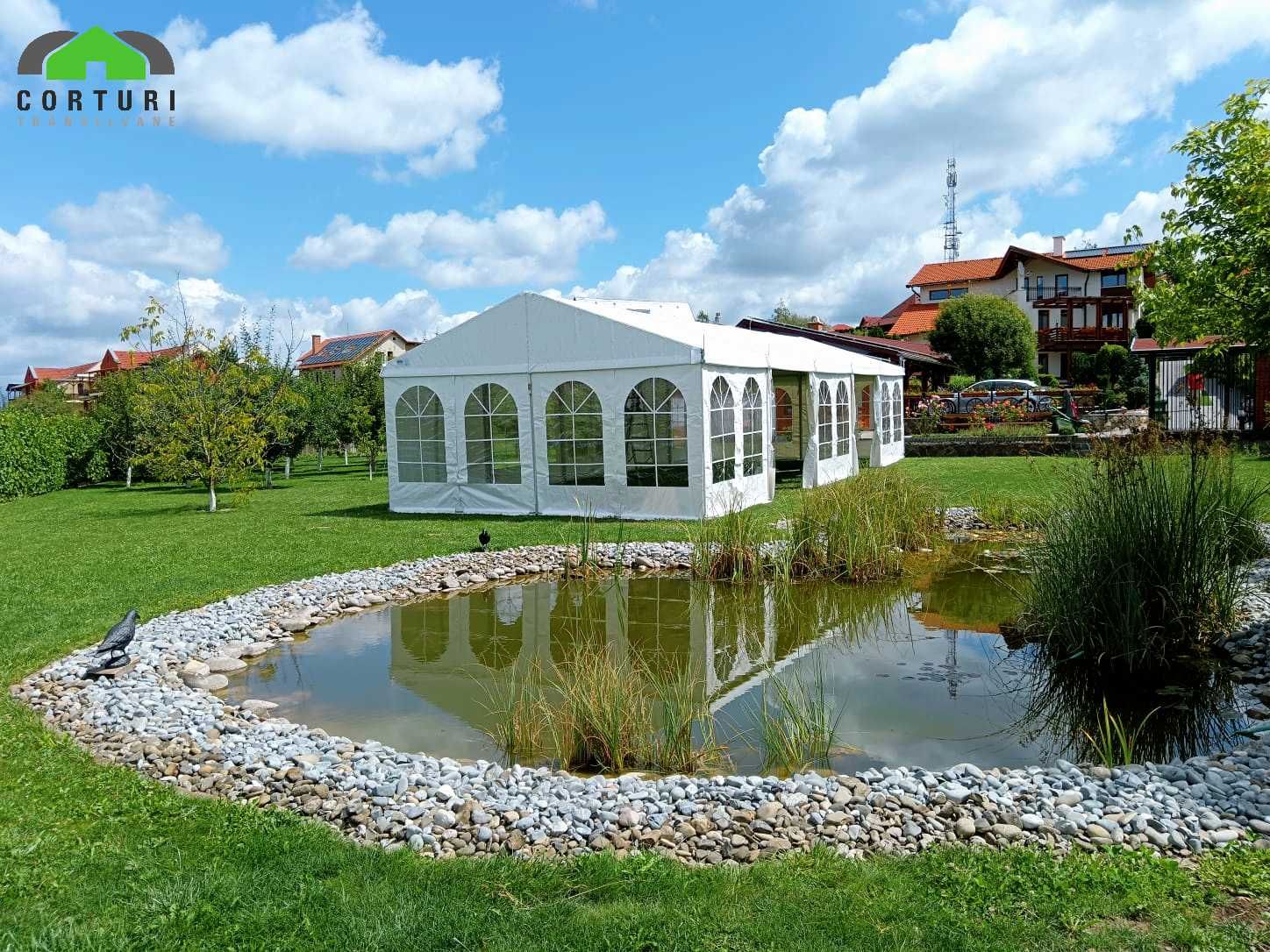 Cort eveniment 6x12x2,5(3,6) structura din AL. petrecere în natură