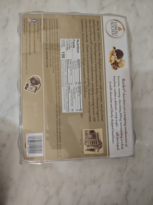 Шоколад FERRERO ROCHER 600г. из Америки