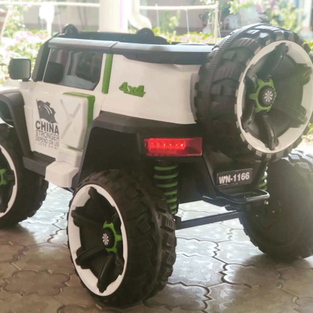 Оочень Большая двухместная детская машина Jeep электромобиль с пультом