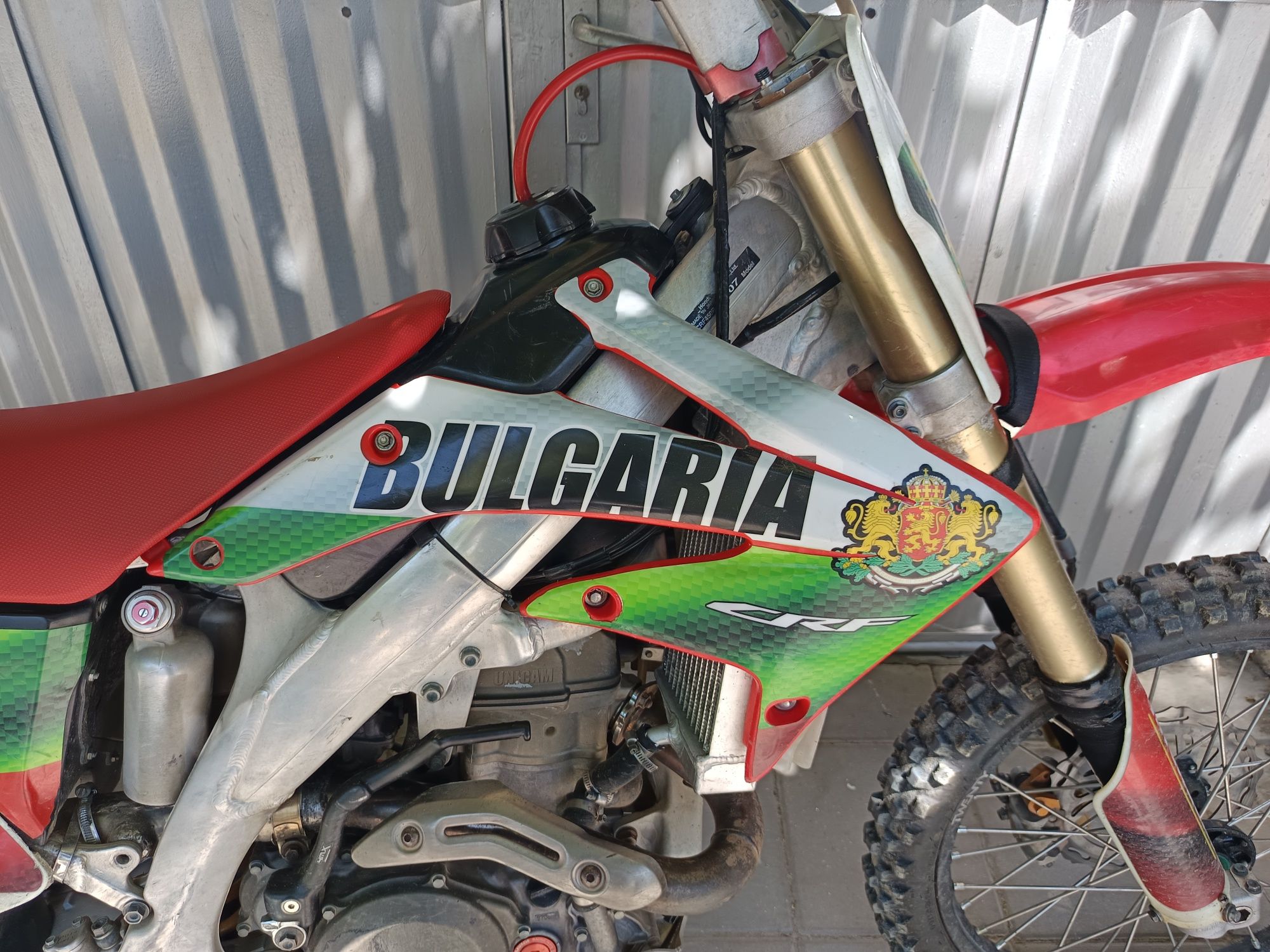 Комплект пластмаси и капак статор за CRF 450 R 2007