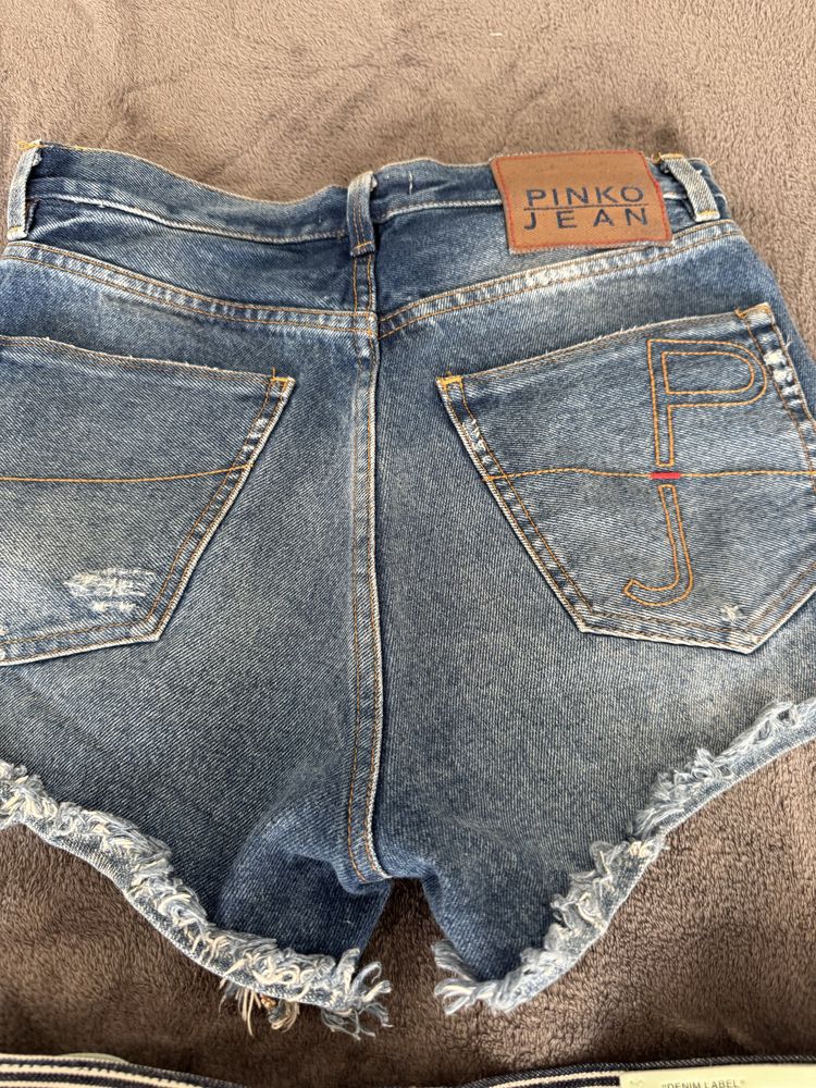 Дънкови къси панталони Off-white и Pinko Jeans
