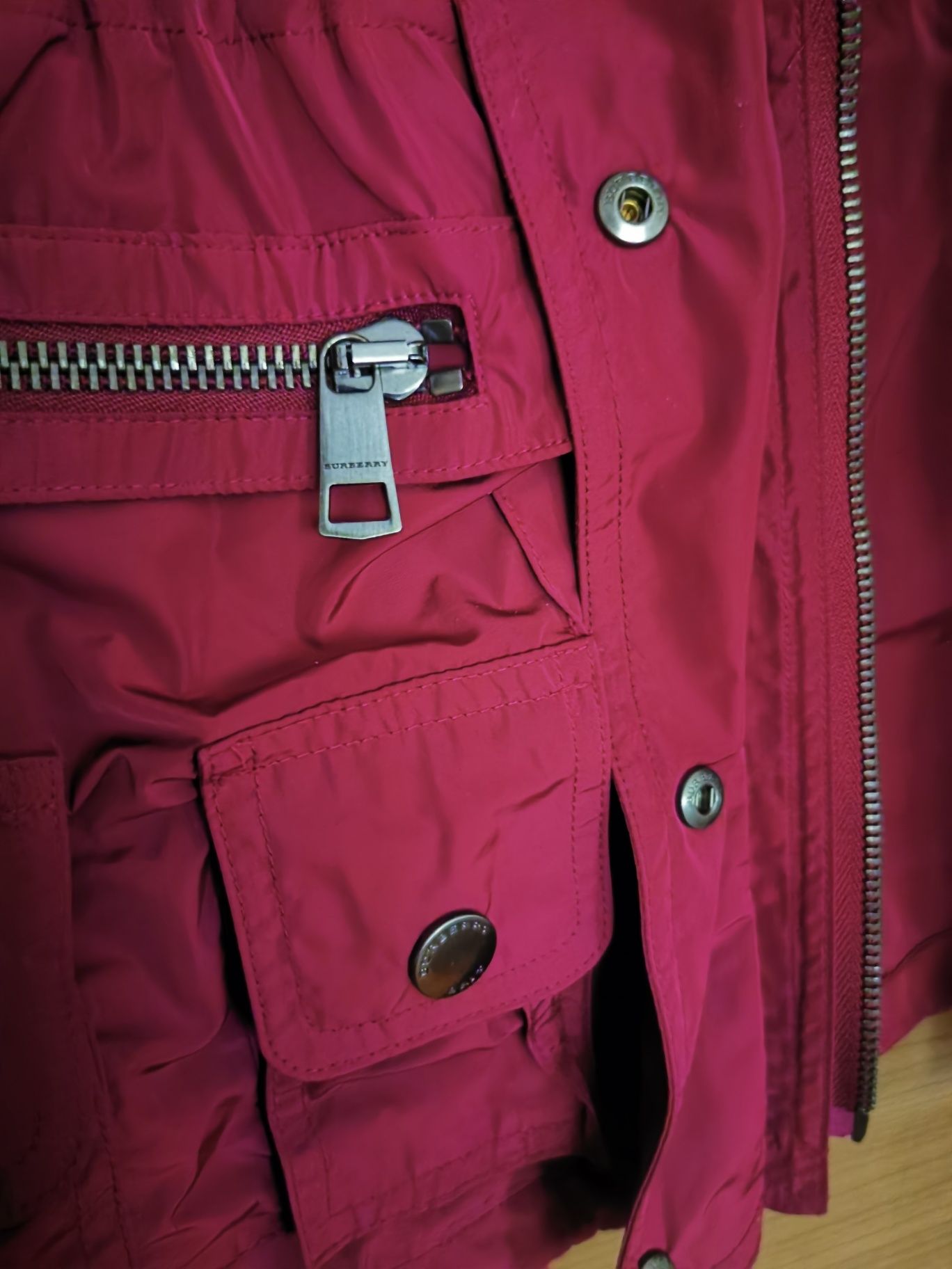 Burberry Brit леко яке с качулка