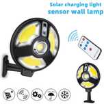Водоустойчива Соларна лампа 150 COB Solar sensor street light LB-1288А