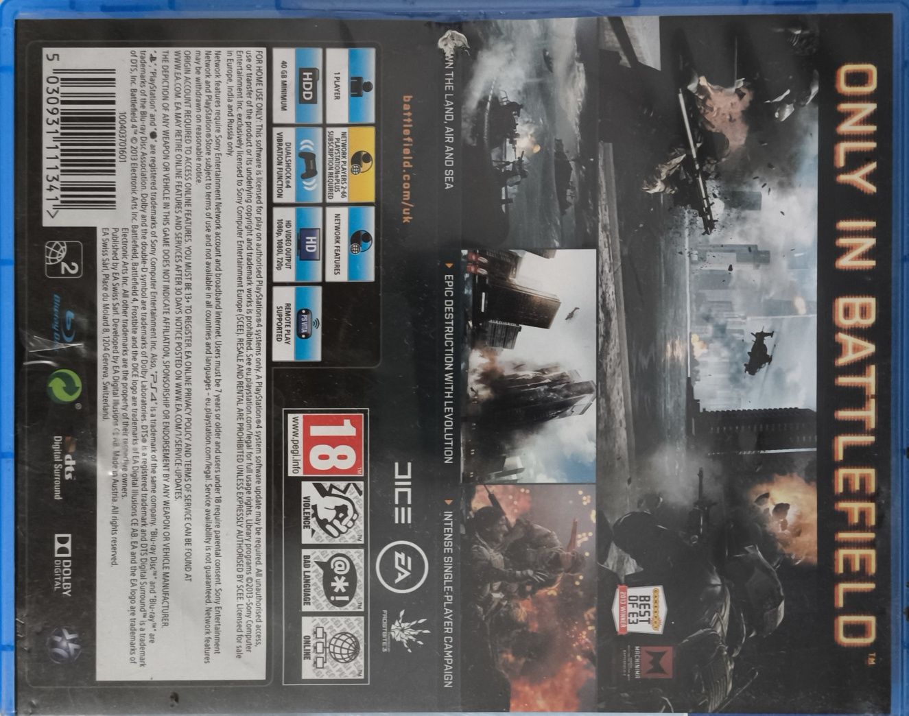 Battlefield 4 : joc PS4
