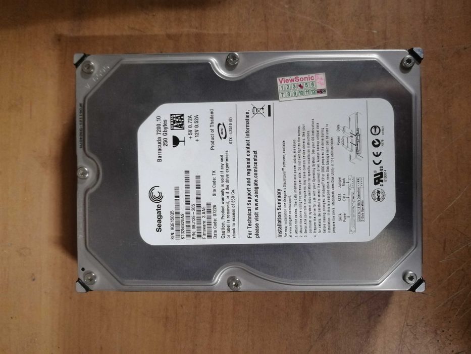 Жёсткий диск на 250Gb