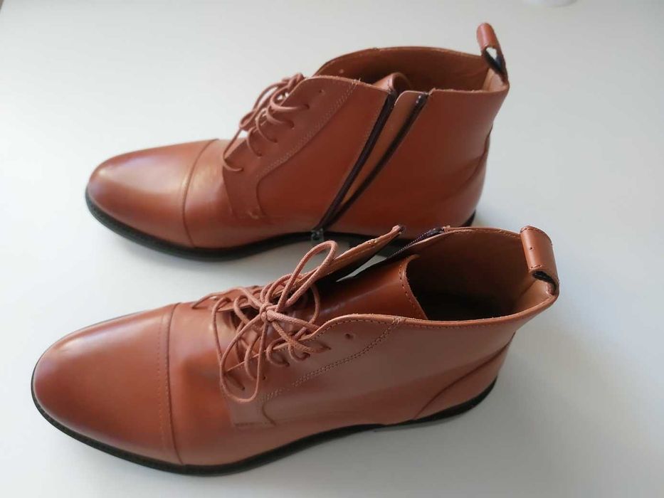 Елегантни мъжки боти Gino Rossi за есен-зима, естествена кожа - НОВИ!