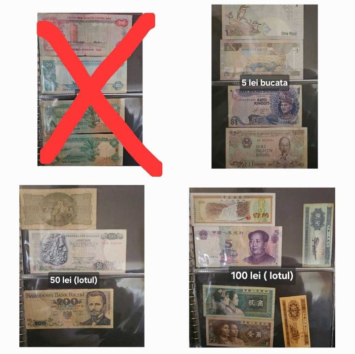 Bancnote straine circulate