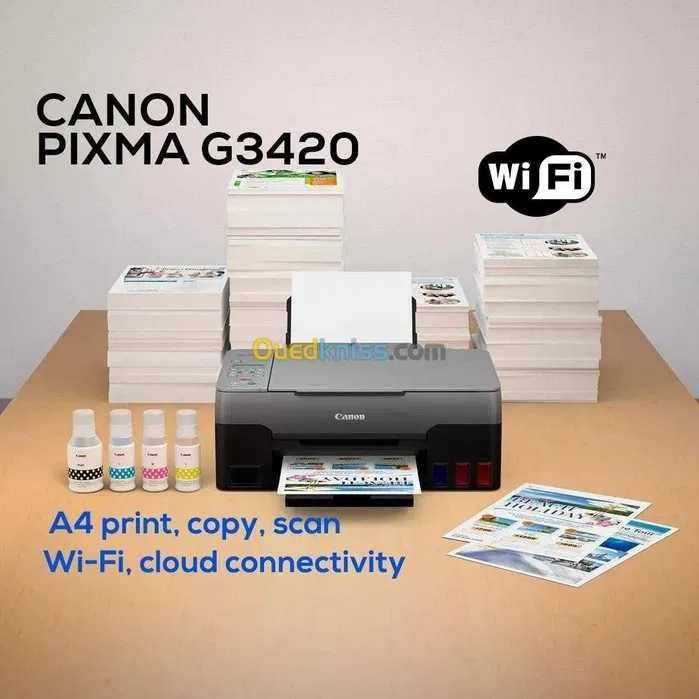 Цветной Принтер Canon PIXMA G3410/G3420/G3430 WiFi 3в1 Оптом в розницу