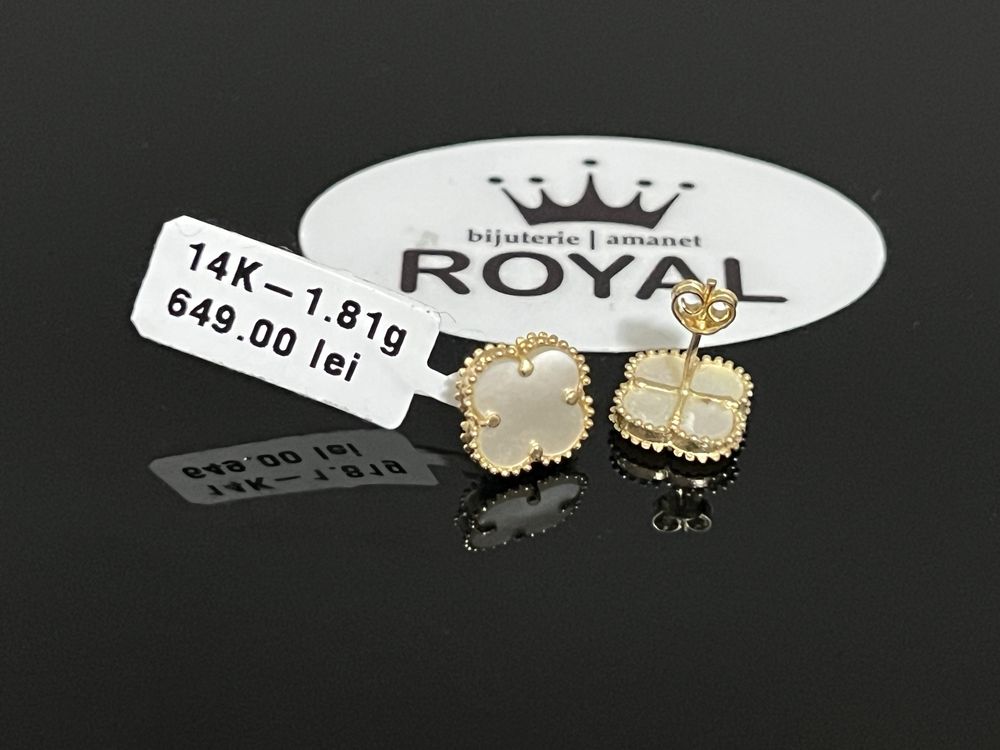 Bijuteria Royal CB : Cercei dama aur 14k 1,81 grame