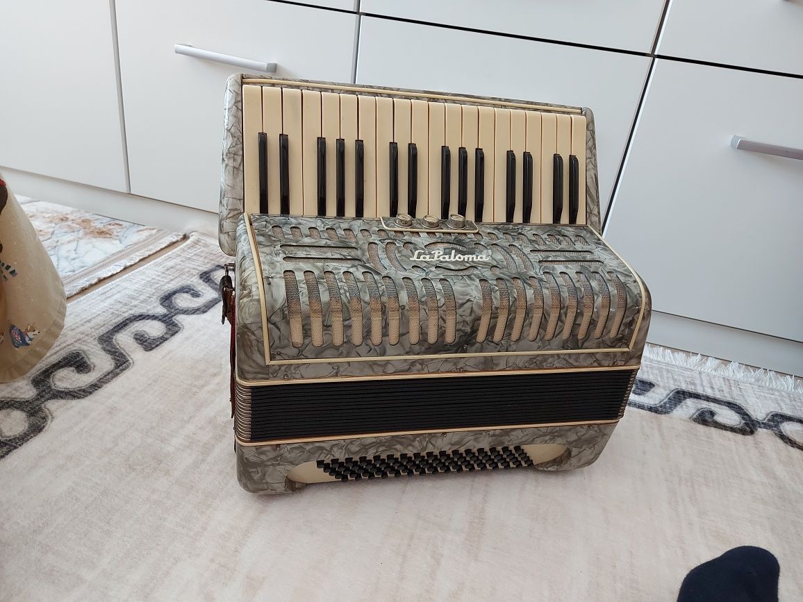 Acordeon Italian La Paloma 80 Basi Impecabil