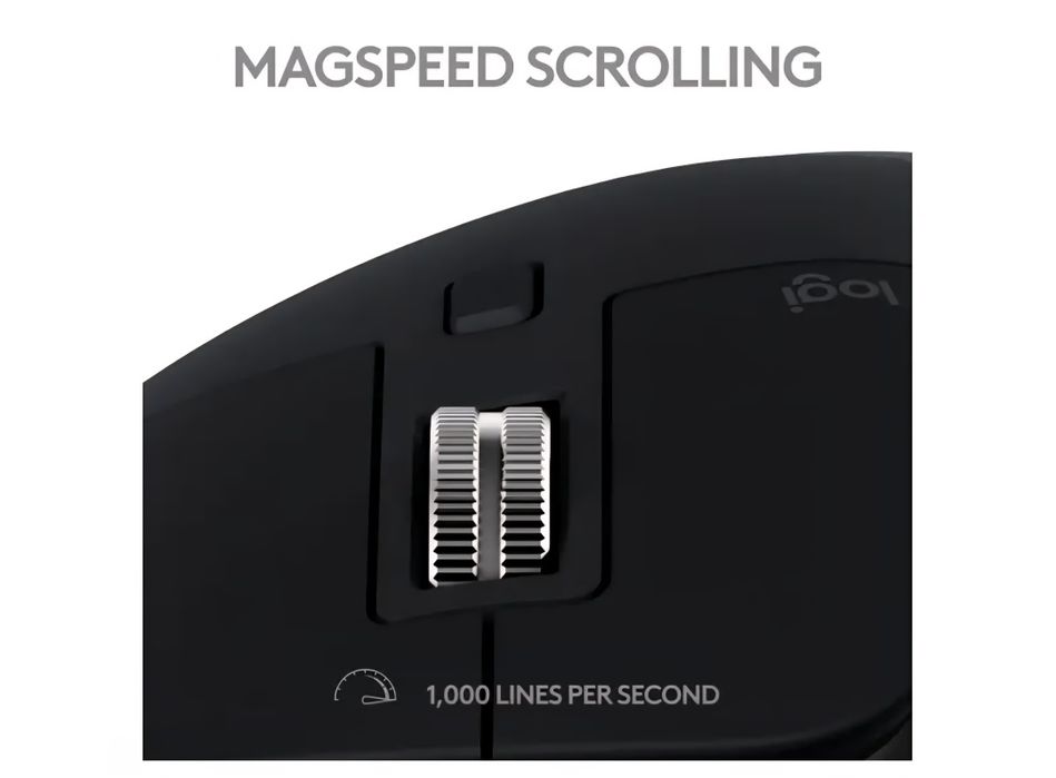 Mouse Wireless Logitech MX Master 3S for Mac, Bluetooth, 8000 dpi