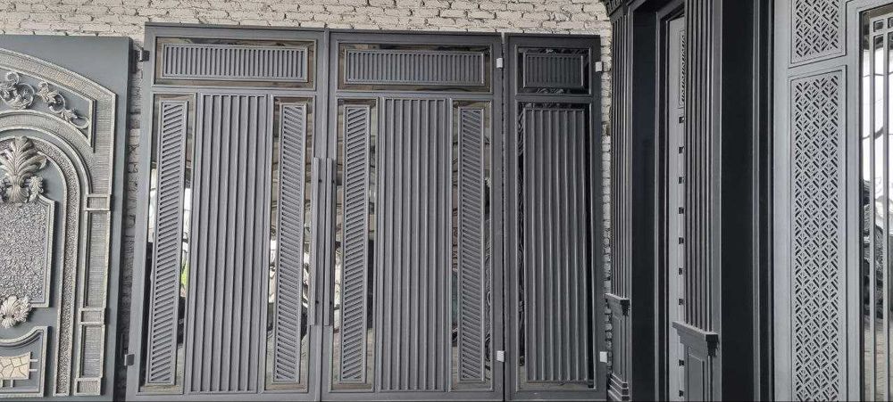 Темир дарвозалар. Хашаматли, дабдабали, сифатли. Варота метал