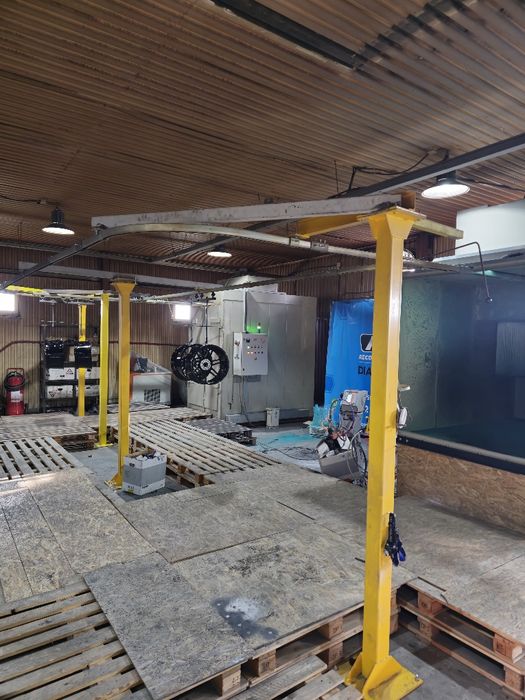 Instalație vopsit jante