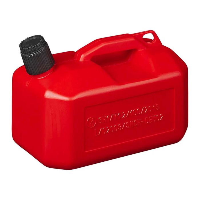 Туба за гориво Automat, 5L,  Пластмасова, Туба с накрайник, Червен
