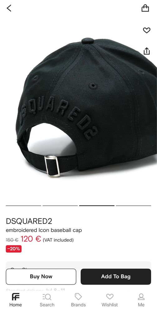 Оригинална шапка Dsquared2