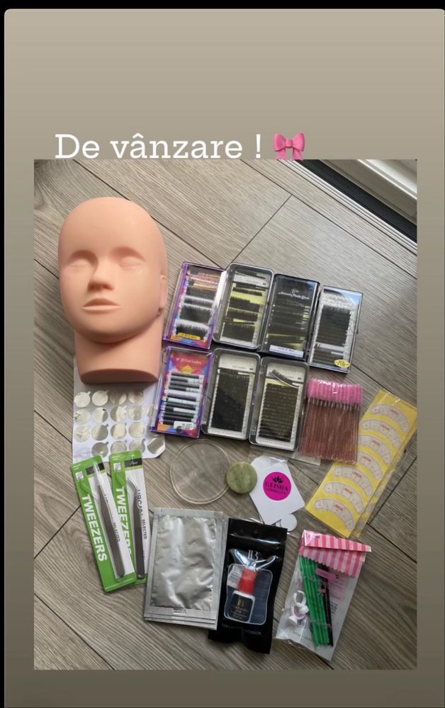 Kit pentru aplicat gene Lashes / Gene si accesorii