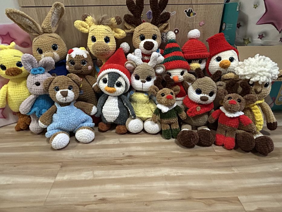 Ръчно плетено еленче