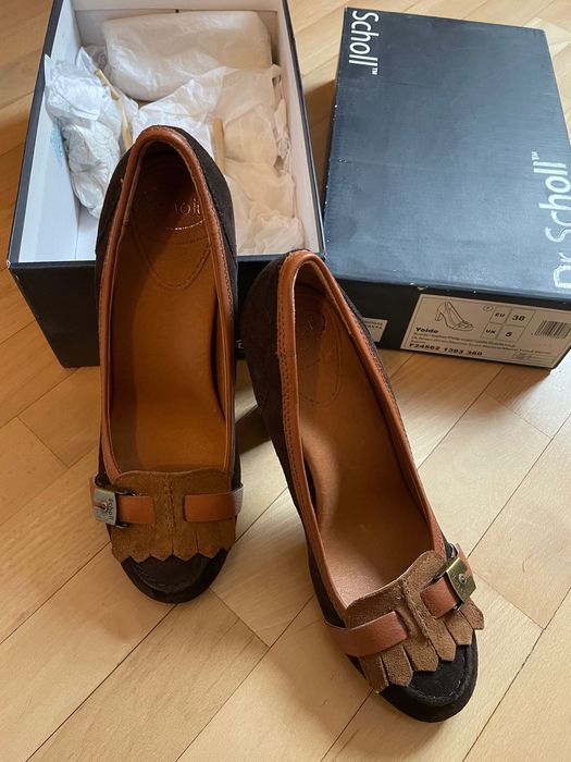 Чисто нови обувки Dr. Scholl, р-р 38, естествена кожа