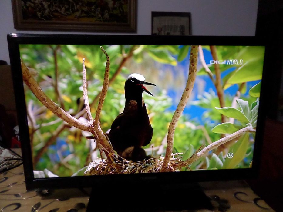 Tv led cu Dvd Telefunken 60cm, telecomanda, perfecta stare functionare