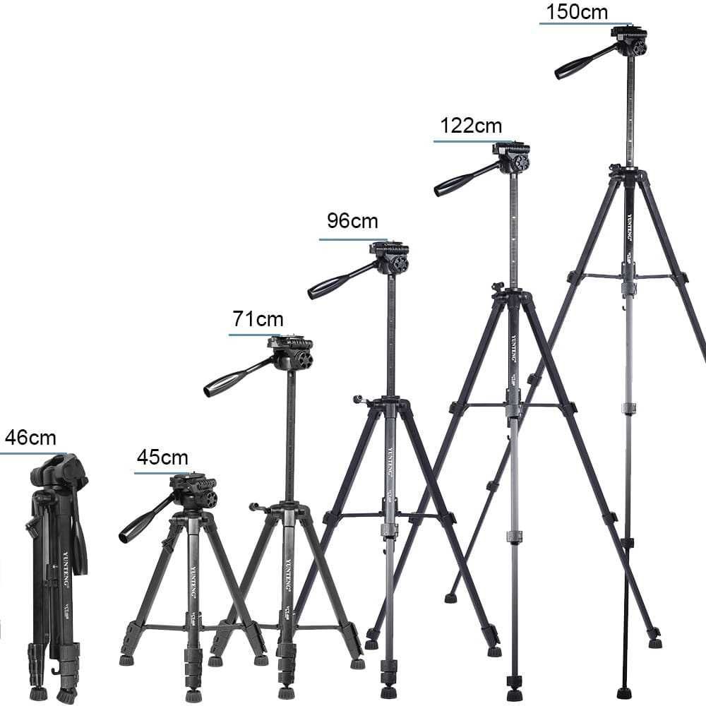 YUNTENG VCT-668 Pro 150cm – pазтегателен професионален статив