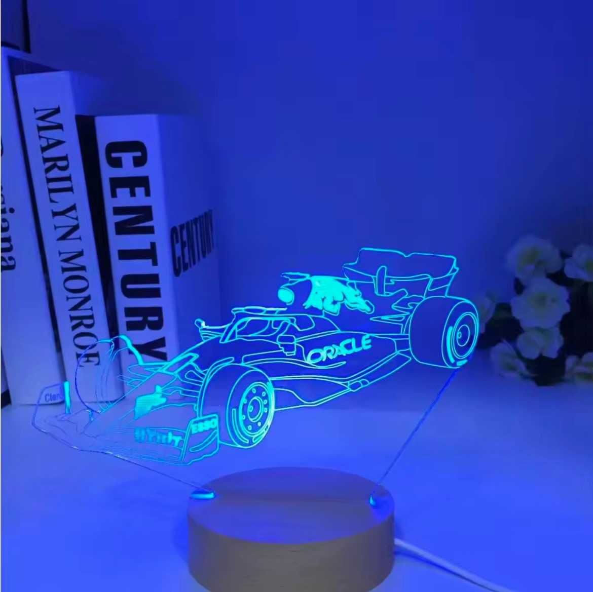 Нощна 3D LED лампа F1