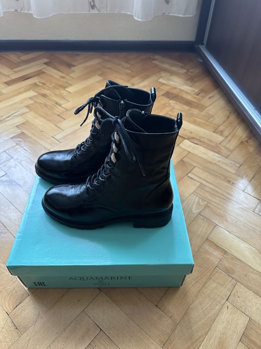 Черни боти естествен лак