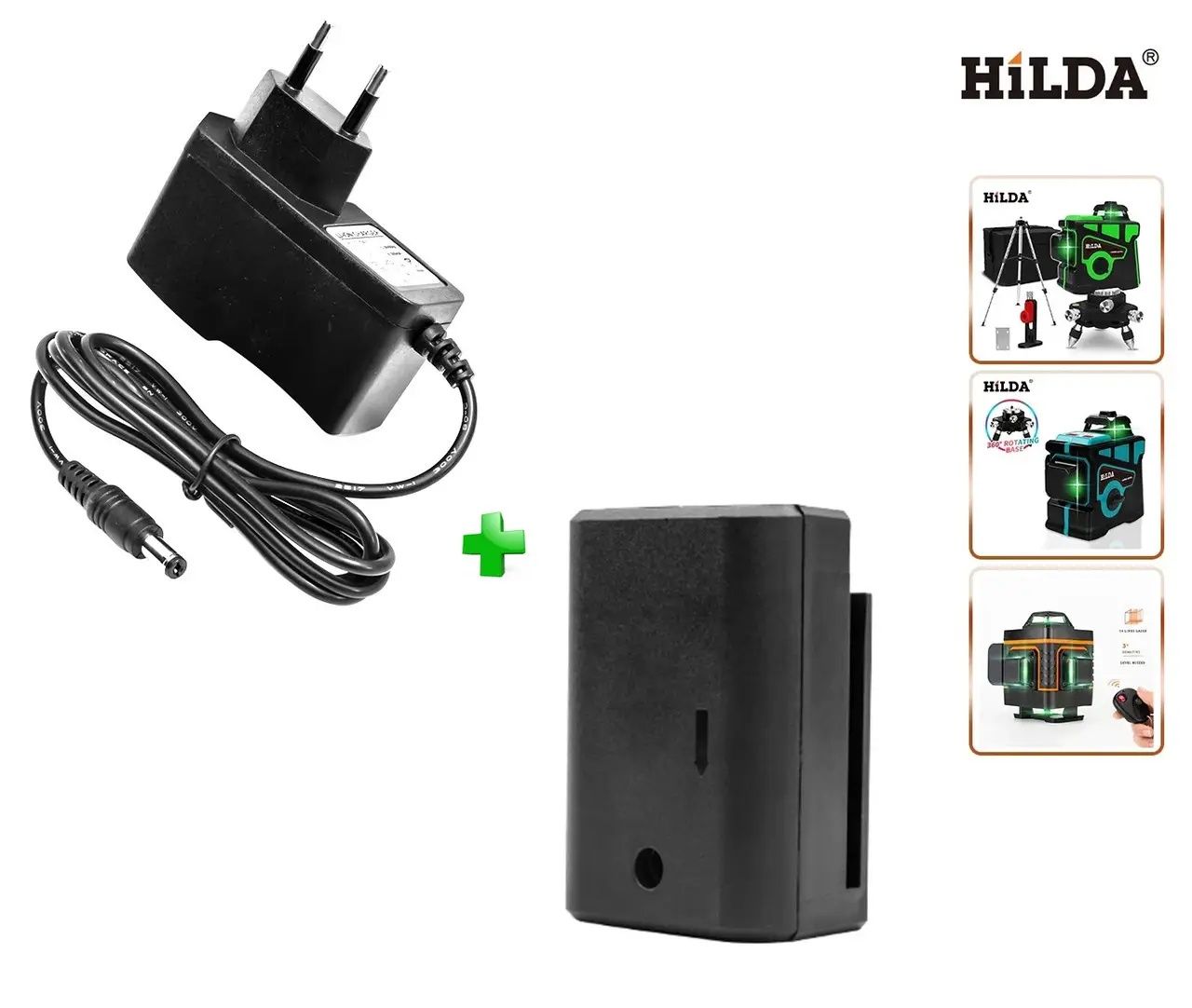 Батерия за 4D лазерен нивелир Hilda Хилда 4.2V 3000 mah