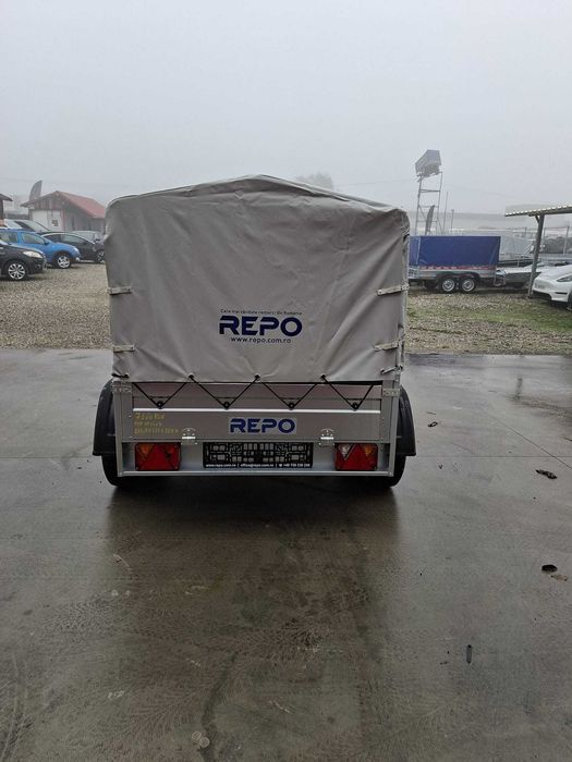 Remorca Dublu Ax Prelata 750 Kg Oferta Repo