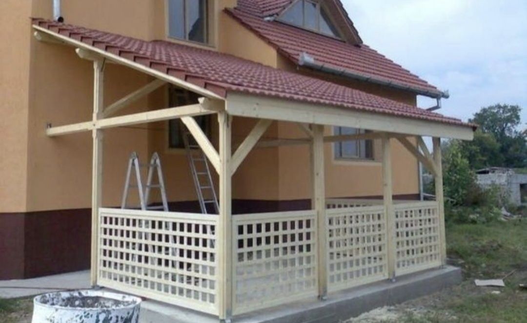 Executam căsuțe ,case , foisoare și terase din lemn uscat , tratat și