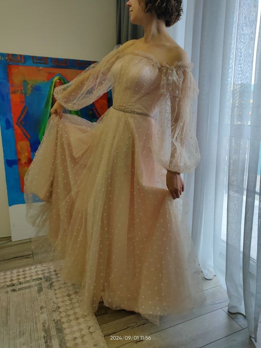 Нежное бальное  платье