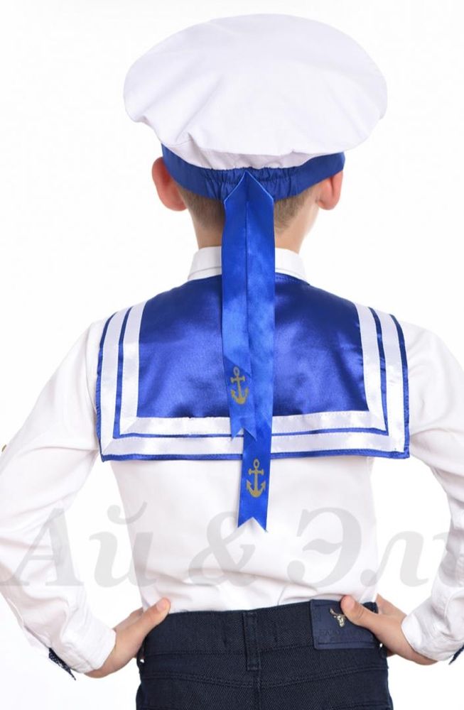 Безкозырка и галстук моряка новый