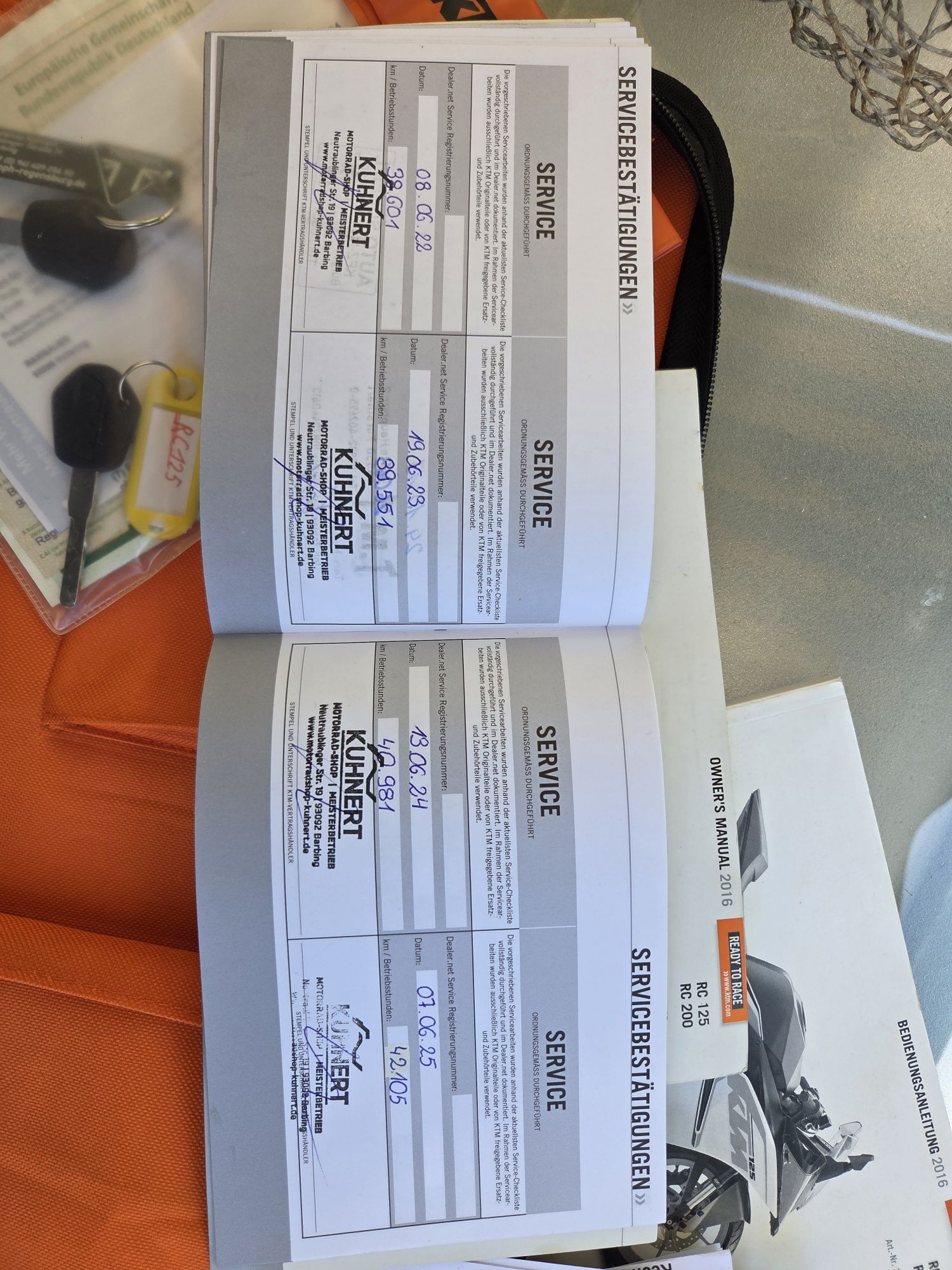 KTM RC 125 2016 ABS