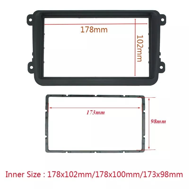 Рамка за мултимедия 7 инча Vw Skoda seat  android 2 дин 2 din Андроид