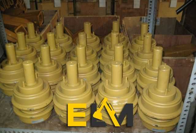 Гусеницы, звездочки, траки, катки верхние ленивец JCB Cat Komatsu