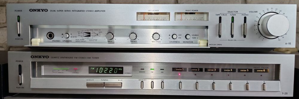 Amplificator Onkyo A 15 + tuner T 25