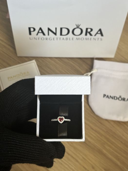 Inel Pandora Rosu