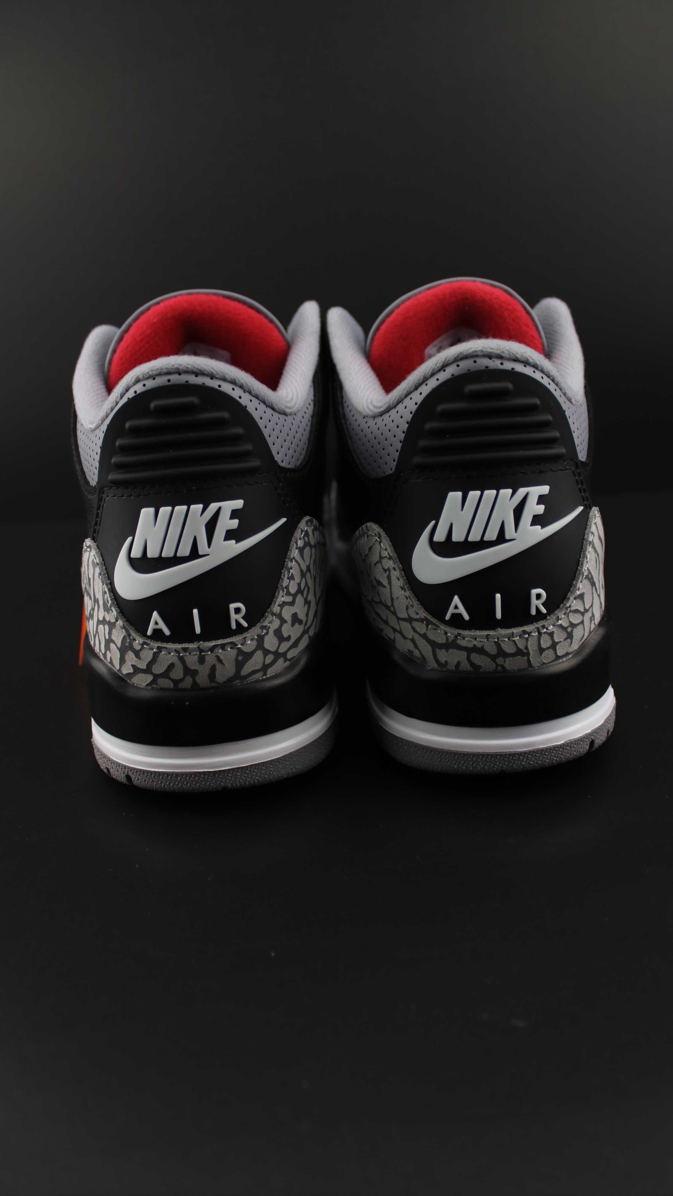 Air Jordan 3 Retro Black Cement + CADOU