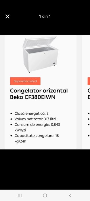 Lada frigorifica Beko