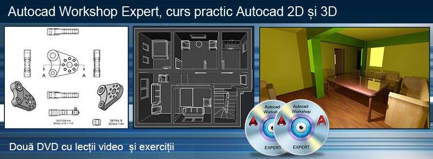 Cursuri Autodesk Autocad 3D Studio Max Inventor Desen tehnic